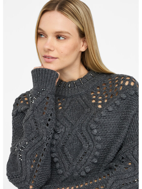 Liu Jo Liu Jo Maglione MF5442MA93O02050 Grigio Regular Fit