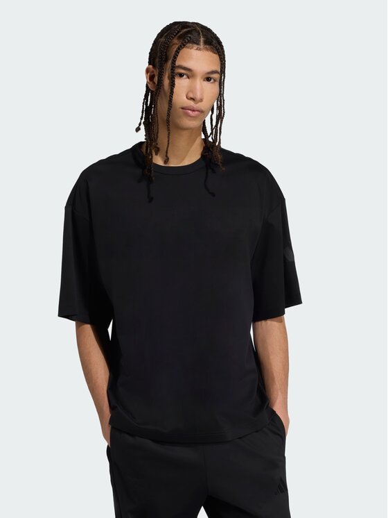 adidas adidas T-Shirt 154117 Czarny Loose Fit