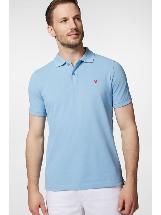 Próchnik Próchnik Polo PM3 PO073124000029 Niebieski Regular Fit
