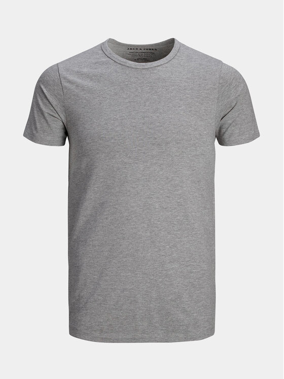 Jack&Jones Jack&Jones T-shirt Basic 12058529 Siva Stretch Fit