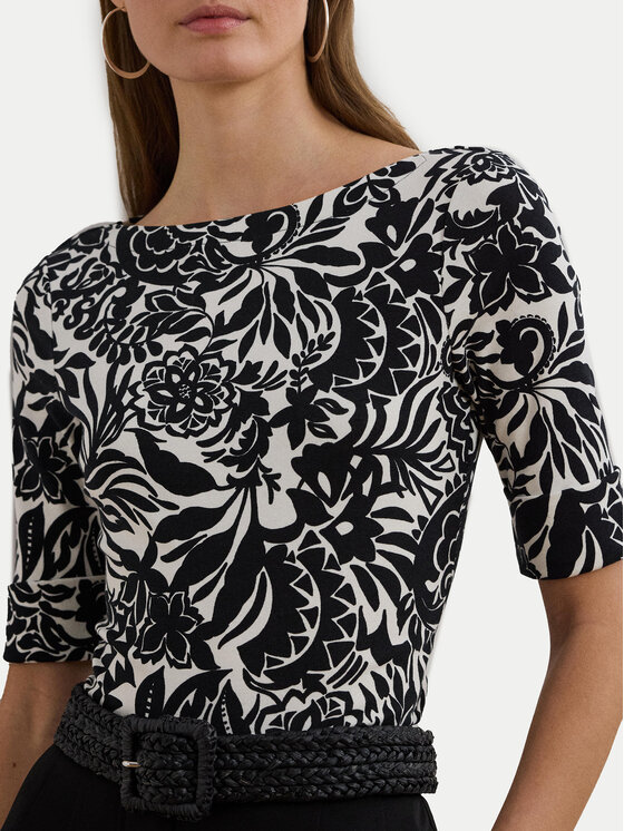 LAUREN RALPH LAUREN LAUREN RALPH LAUREN Majica 200963940001 Crna Slim Fit
