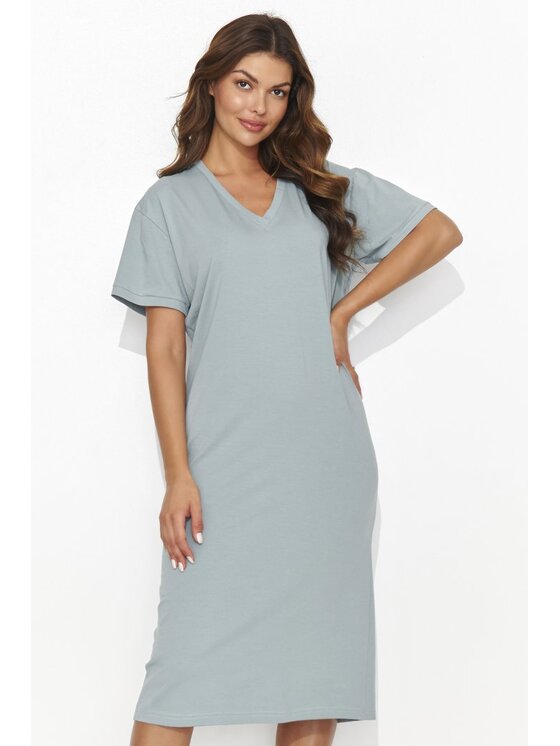 Numinou Numinou Sukienka codzienna NU467 Niebieski Comfortable Fit