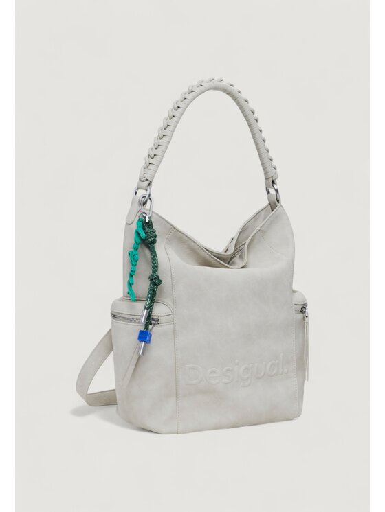 Desigual Desigual Σακίδιο BACK HALF LOGO ARICA PIE Μπεζ