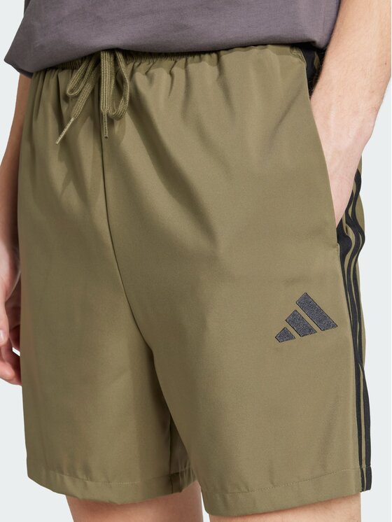 adidas adidas Szorty materiałowe 142117 Zielony Regular Fit