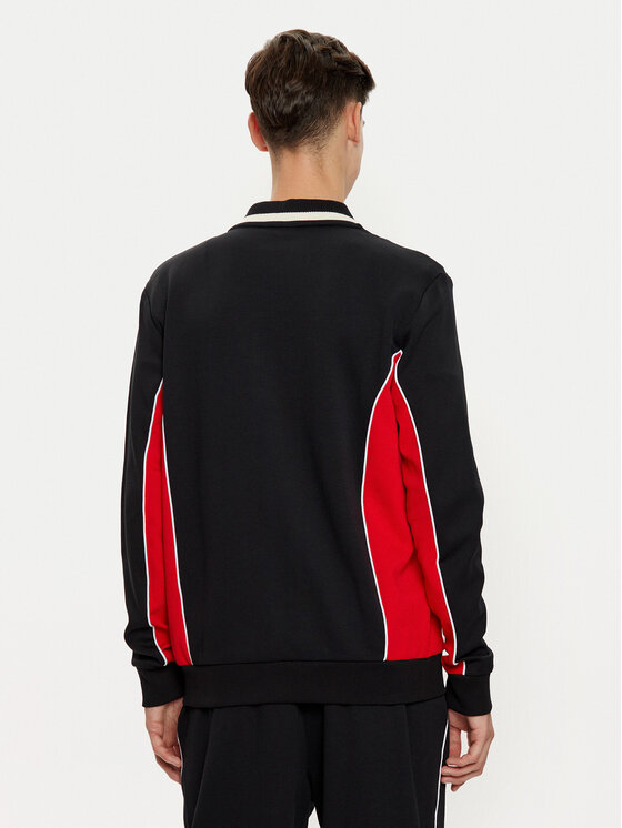 Fila Fila Μπλούζα Settanta FAM0645 Μαύρο Regular Fit