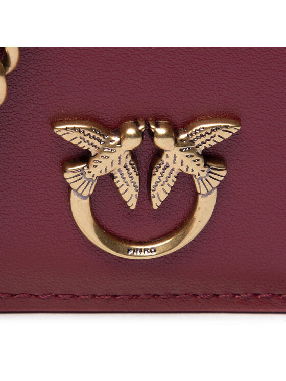 PINKO Pinko Handtasche Jolie Simply C AI 21-22 PLTT 1P22ET Y6XT Dunkelrot