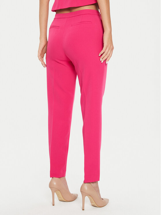 Guess Guess Szövet nadrág W4YB52 WFWX2 Rózsaszín Regular Fit