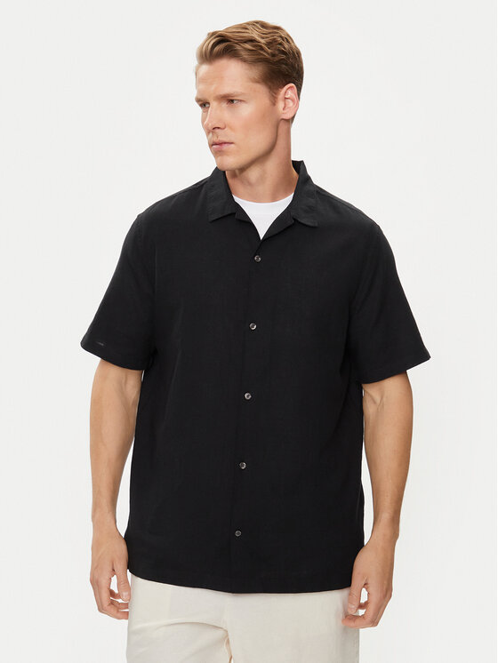 Gap Košeľa 885310-02 Čierna Regular Fit