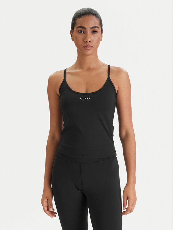 Guess Top V6RP14 KD952 Negru Slim Fit