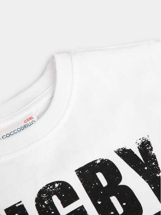 Coccodrillo Coccodrillo Tricou WC4143221VBA Alb Regular Fit