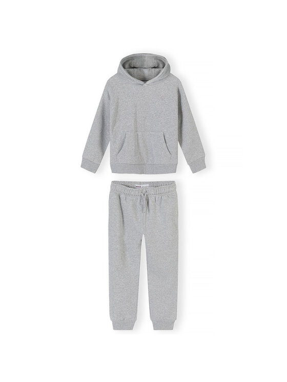minoti minoti Komplet dresowy 33FLEECE300 Szary jasny Slim Fit