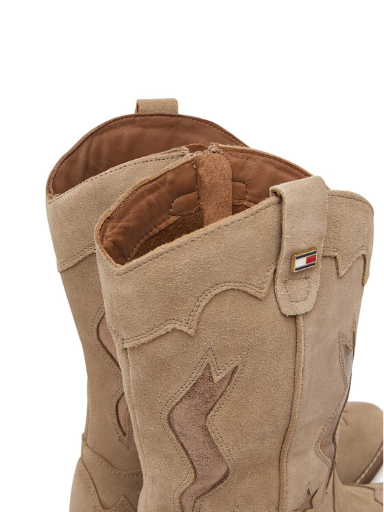 Tommy Hilfiger Tommy Hilfiger Kaubojiški batai T3A6-35194-1429 Smėlio