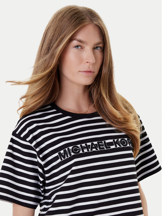 MICHAEL Michael Kors MICHAEL Michael Kors Tričko MT551R9HM7 Čierna Relaxed Fit