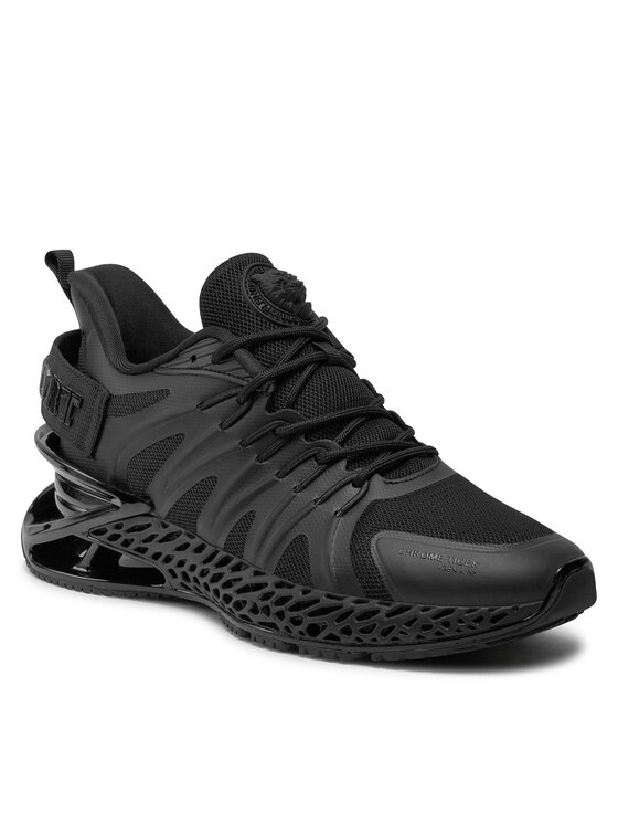 Plein Sport Plein Sport Superge Chrome Tiger Gen.X.-02 FACS USC0398 STE003N Črna
