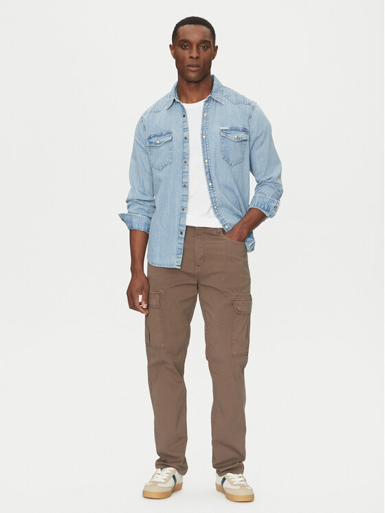 Guess Jeans Guess Jeans Košile M5RH55 D5M82 Modrá Regular Fit