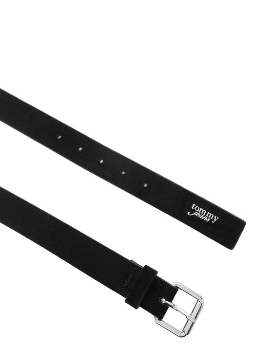 Tommy Jeans Tommy Jeans Sieviešu josta Tjw Script Seude 3.0 AW0AW18503 Melns