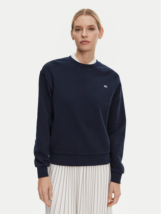 Tommy Hilfiger Tommy Hilfiger Felpa WW0WW45980 Blu scuro Regular Fit