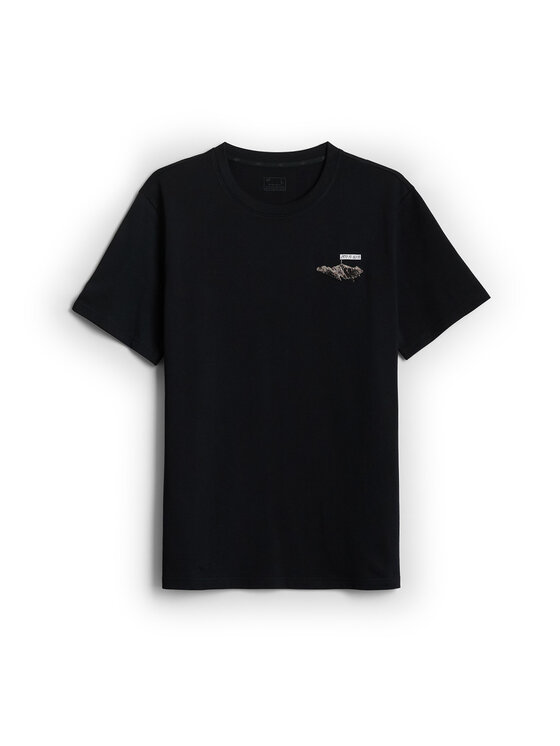 4F 4F T-Shirt OVERLAND Czarny Regular Fit