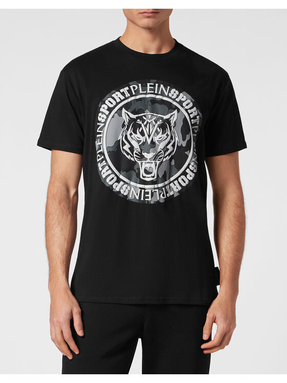 Plein Sport Plein Sport T-Shirt 13039 Czarny Regular Fit