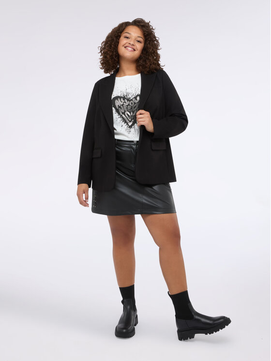 Fiorella Rubino Fiorella Rubino Marynarka Q540T000223N033 Czarny Regular Fit