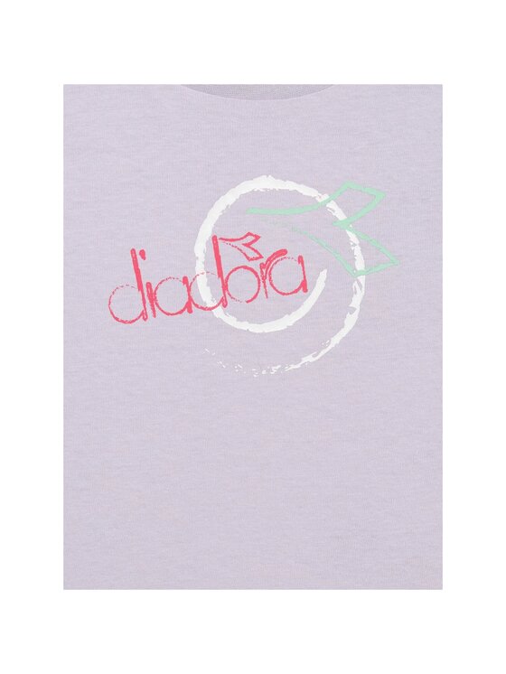 Diadora Diadora T-Shirt DIADORA JG. T-SHIRT SS GRAFFITI Fioletowy Regular Fit