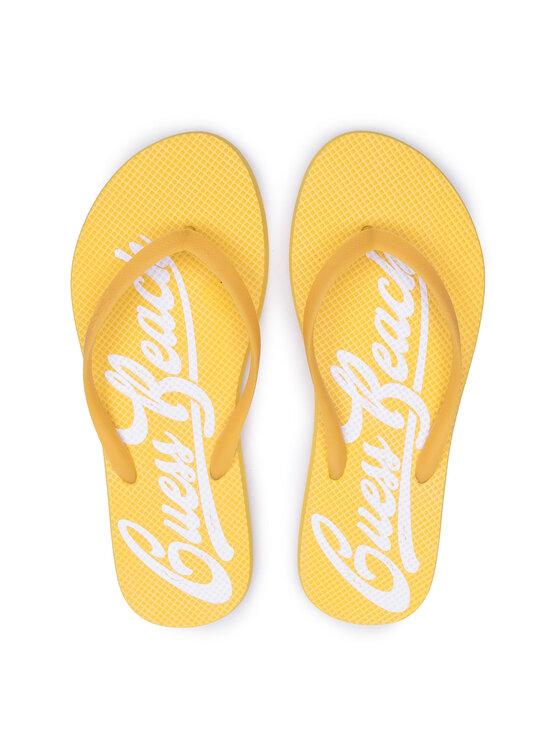 Guess Guess Zehentrenner Slides E1GZ06 BB006 Gelb