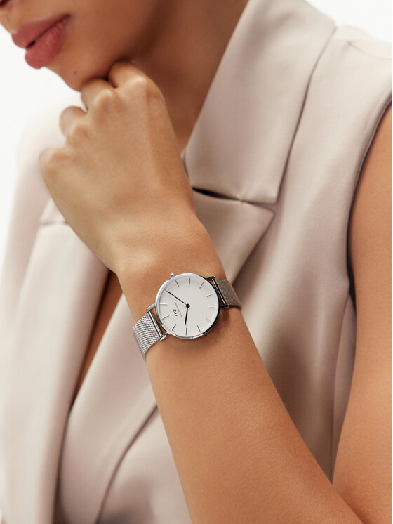Daniel Wellington Daniel Wellington Laikrodis Petite Sterling DW00100164 Sidabrinė