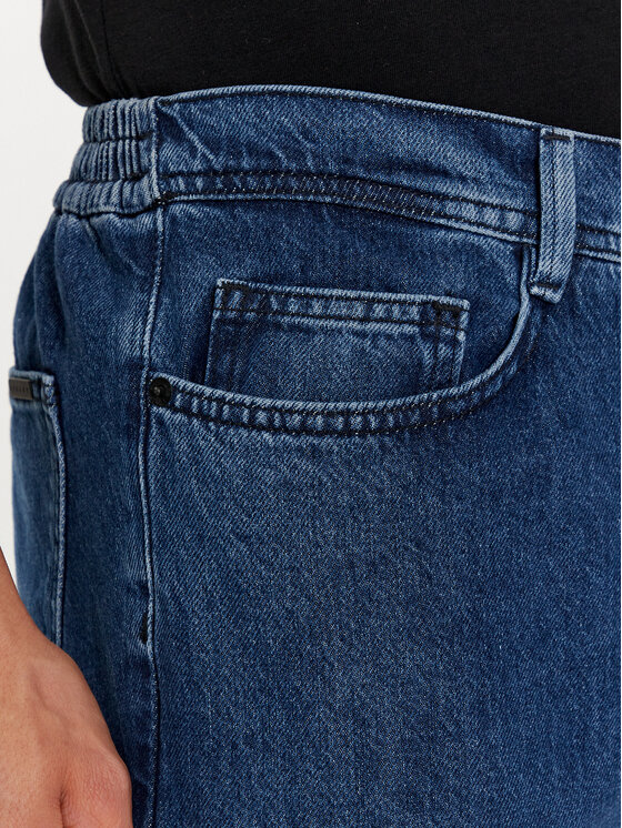 Sisley Sisley Jeans hlače 4QBESE020 Modra Straight Fit