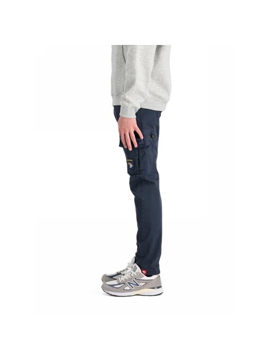 Alpha Industries Alpha Industries Spodnie materiałowe Petrol Patch 178207 Granatowy Slim Fit