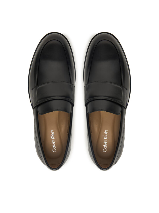 Calvin Klein Calvin Klein Loaferke Ess Rubber Band Loafer Lth HM0HM01923 Črna