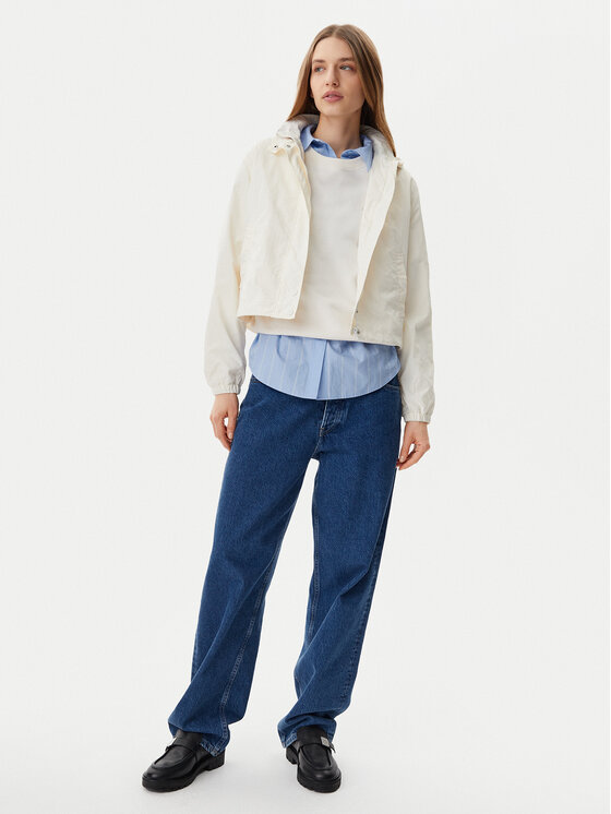 Tommy Jeans Tommy Jeans Prechodná bunda Essential DW0DW20439 Écru Regular Fit