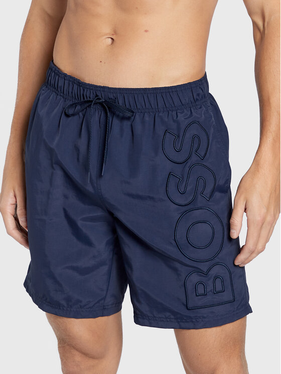 BOSS Boss Plavecké šortky Whale 50469329 Tmavomodrá Regular Fit
