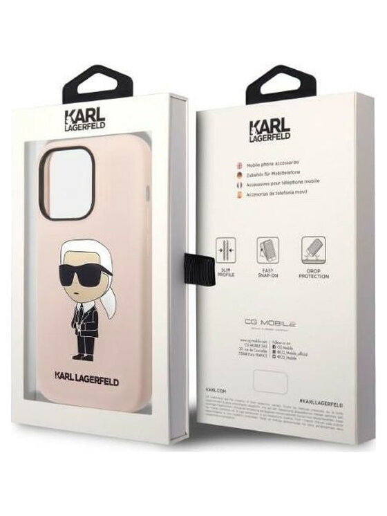 KARL LAGERFELD KARL LAGERFELD Etui na telefon 3666339098636 Różowe złocenie