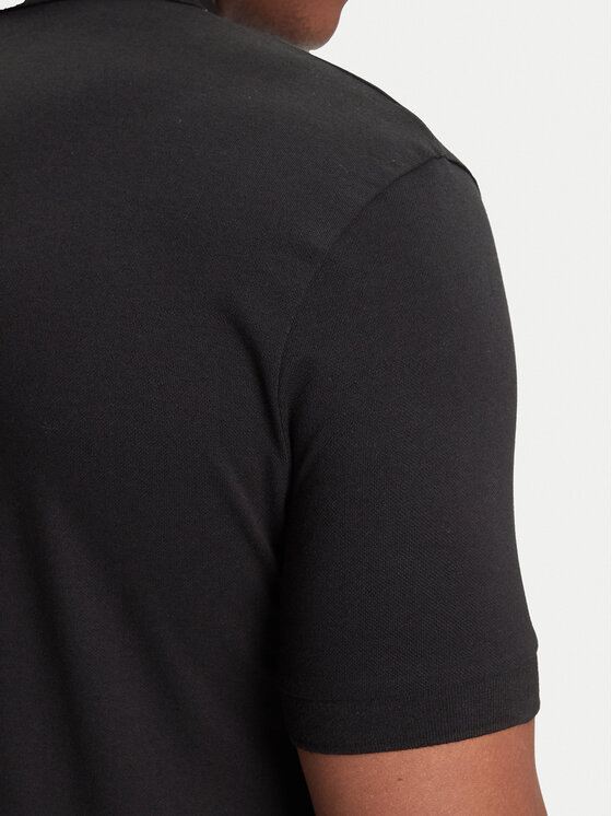 BOSS BOSS Polokošile Passerzip 50537507 Černá Slim Fit