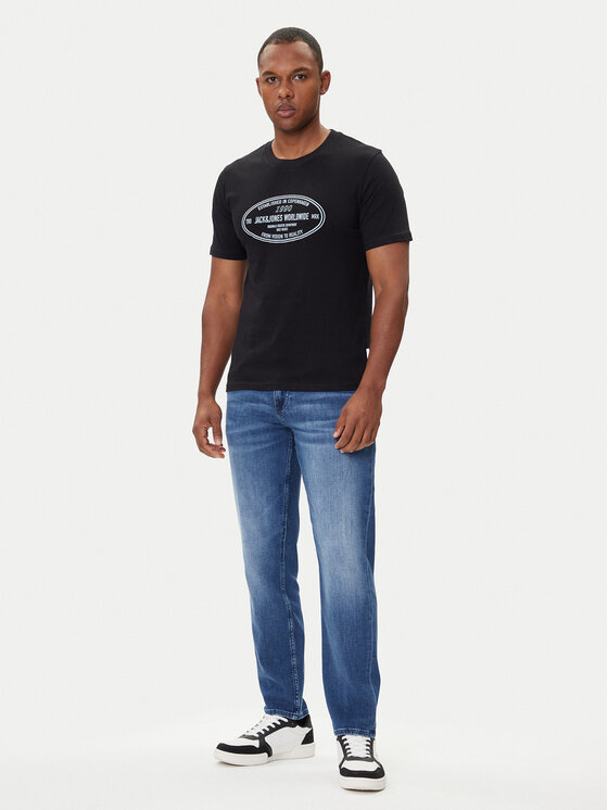 Jack&Jones Jack&Jones T-shirt York 12283800 Crna Relaxed Fit