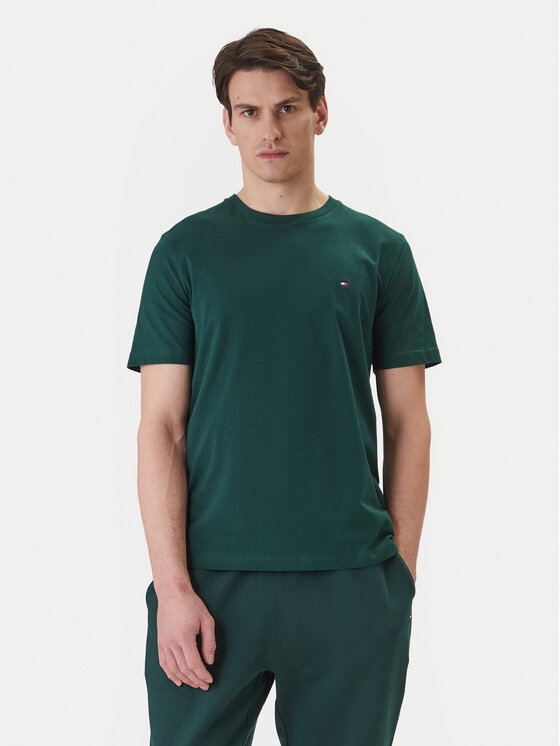 Tommy Hilfiger Tommy Hilfiger T-särk Ess Seasonal MW0MW39995 Roheline Regular Fit