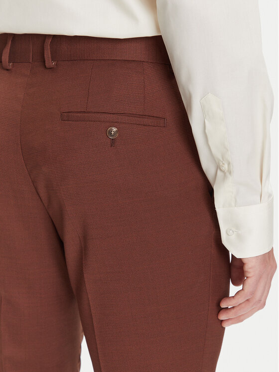 BOSS BOSS Костюм H-Huge 50546080 Кафяв Slim Fit