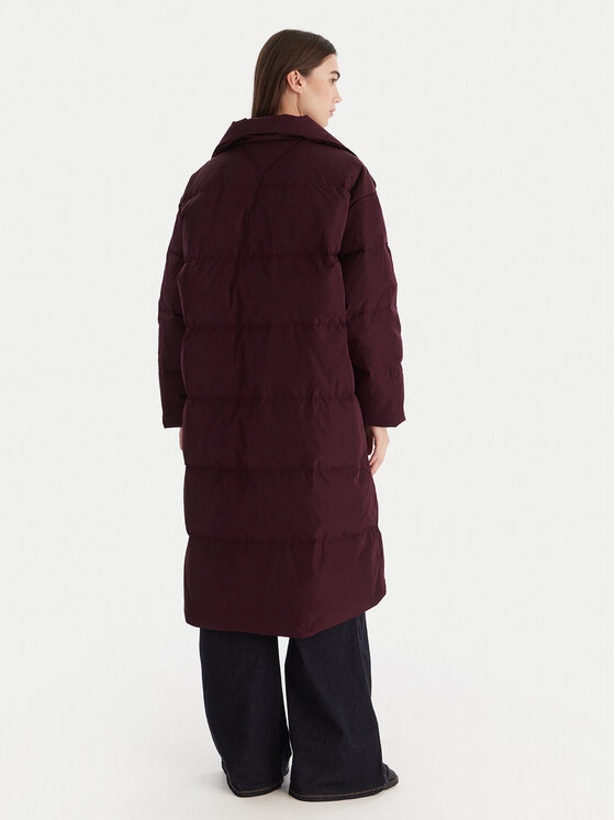 Tommy Hilfiger Tommy Hilfiger Geacă din puf WW0WW47279 Vișiniu Relaxed Fit