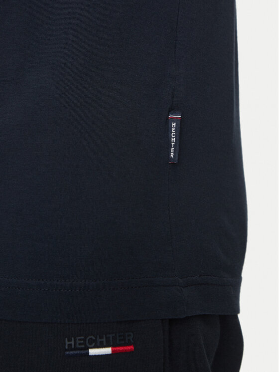 Hechter Paris Hechter Paris T-Shirt 75008 151919 Tmavomodrá Regular Fit
