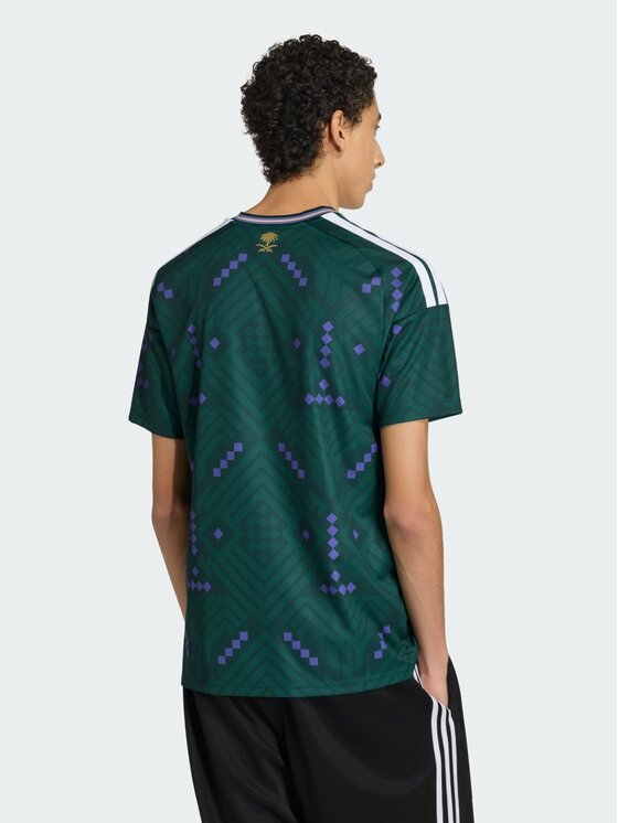 adidas adidas Koszulka techniczna Saudi Arabia Zielony Slim Fit