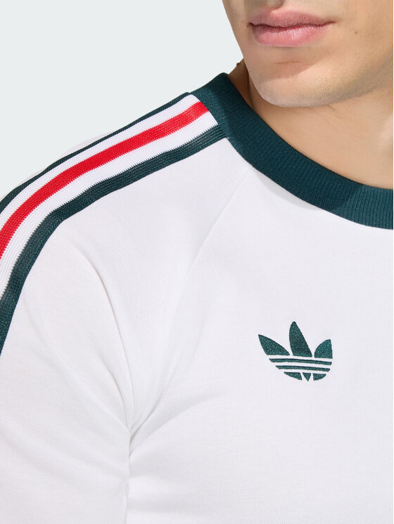 adidas adidas Koszulka techniczna 162086 Biały Slim Fit