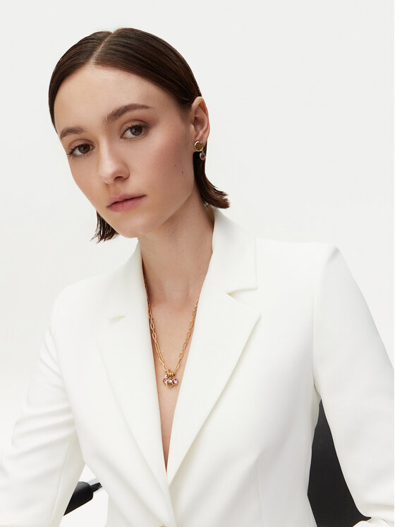 Guess Guess Naszyjnik JUBN05 094JW Złoty