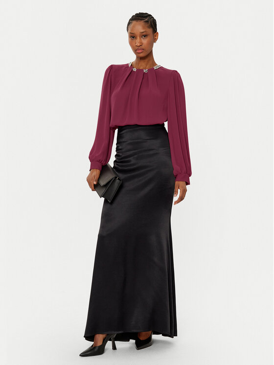 Rinascimento Rinascimento Bluza CFC0019769002 Bordo rdeča Regular Fit