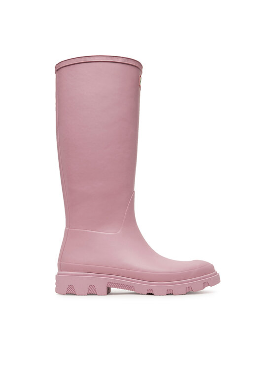 Cizme de cauciuc Hunter Downpour Tall Wellington HFRW0001251 Roz