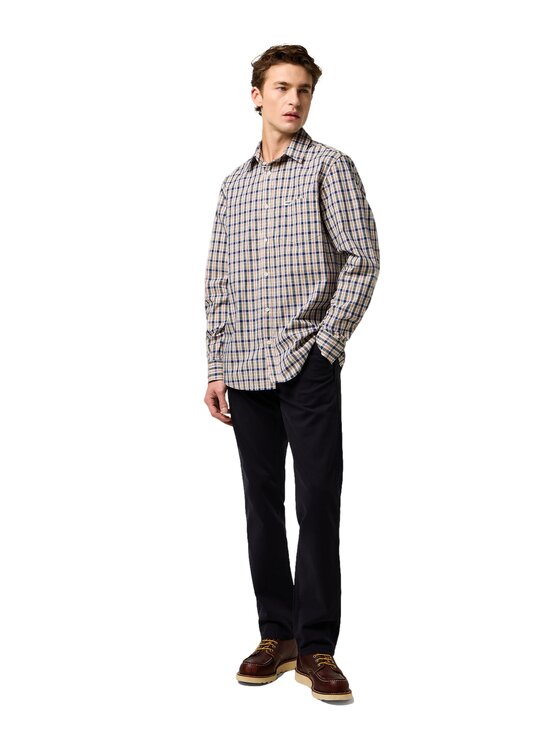 Wrangler Wrangler Koszula 112371553 Beżowy Regular Fit