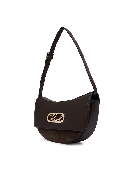 KARL LAGERFELD KARL LAGERFELD Ročna torba B4W30336 Temno rjava