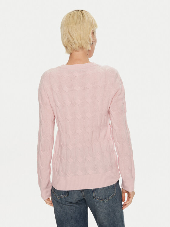 Tommy Hilfiger Tommy Hilfiger Пуловер WW0WW43586 Розов Regular Fit
