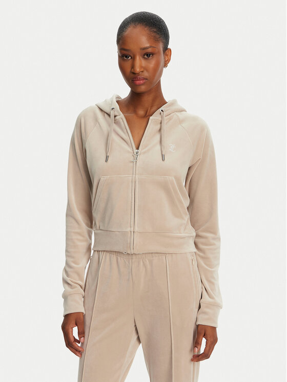 Juicy Couture Juicy Couture Bluza Madison JCWA122001 Beżowy Slim Fit
