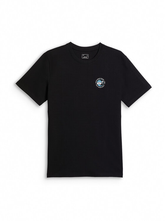 4F 4F T-Shirt SUMMER CODE Czarny Regular Fit