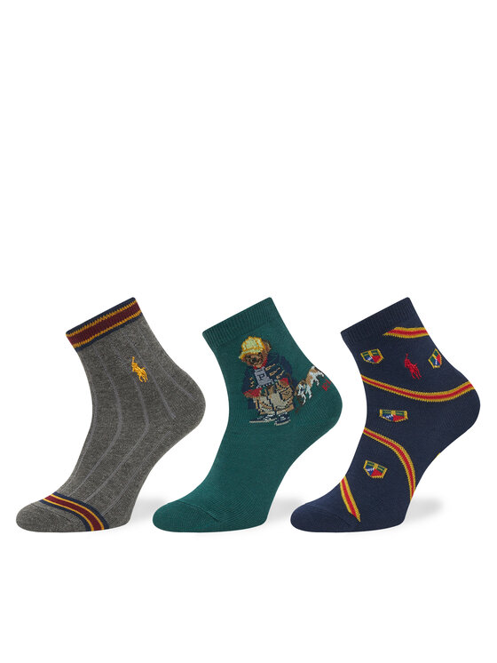 Polo Ralph Lauren Polo Ralph Lauren 3er-Set hohe Kindersocken 442P03160001 Bunt